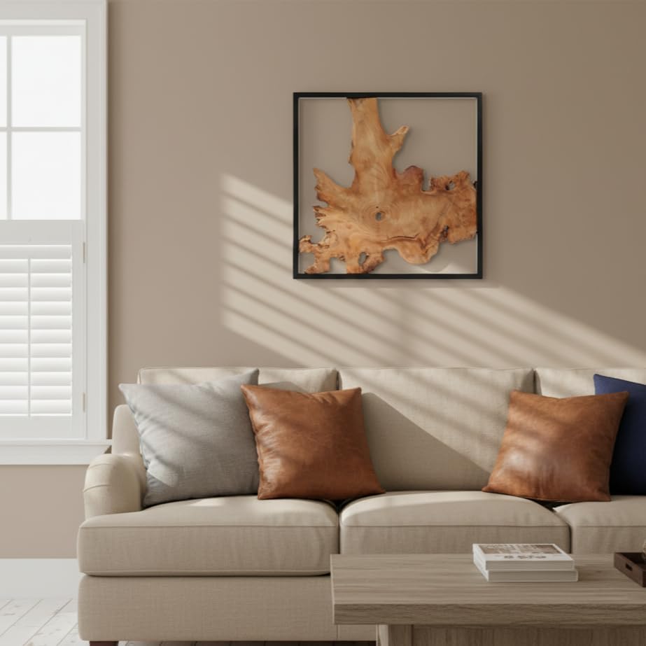 20x20 Inch Handcrafted Rustic Wood Wall Art