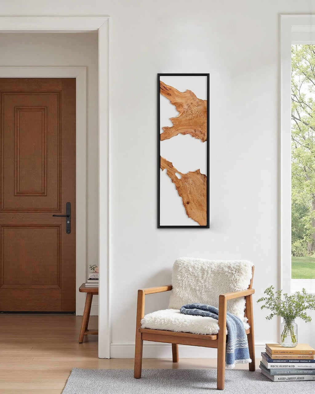 Handcrafted Rustic Wood Wall Art 36x12 Inch